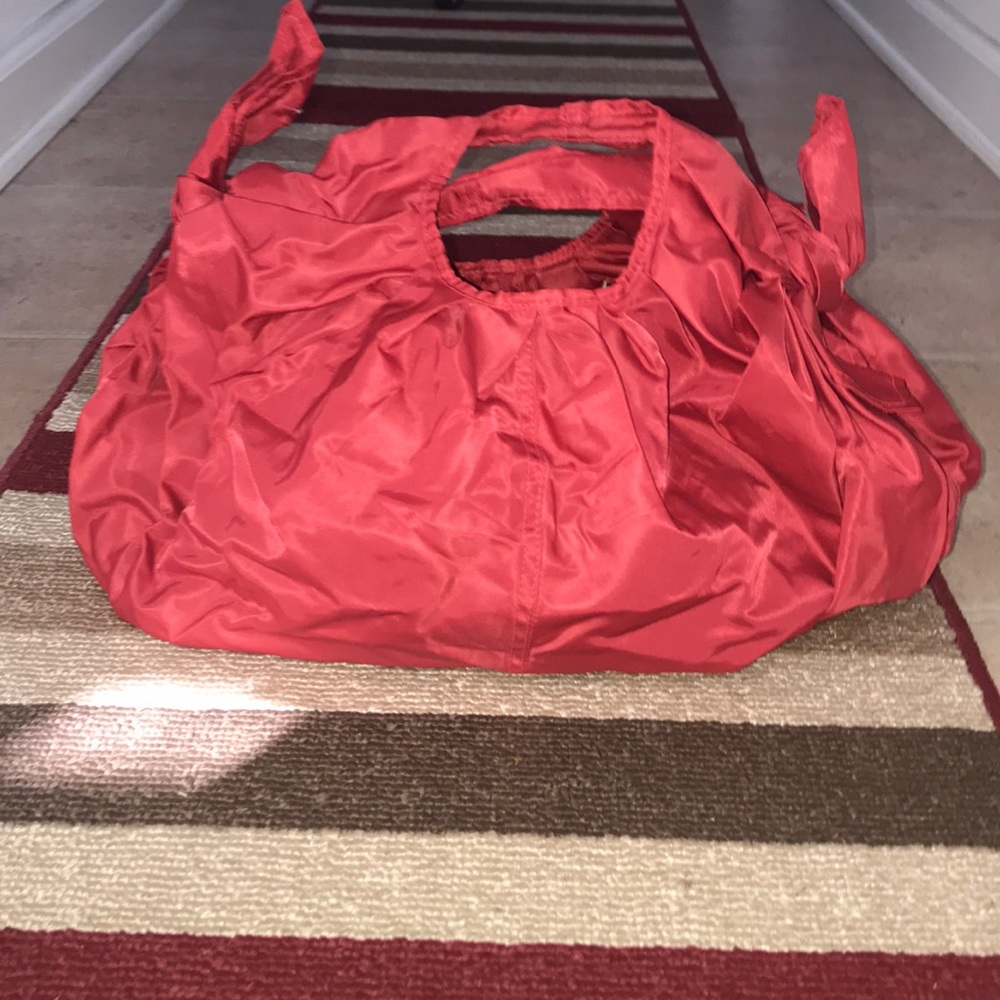 Gap Red Nylon Satchel ๐ NWT attached - Picture 3 of 8